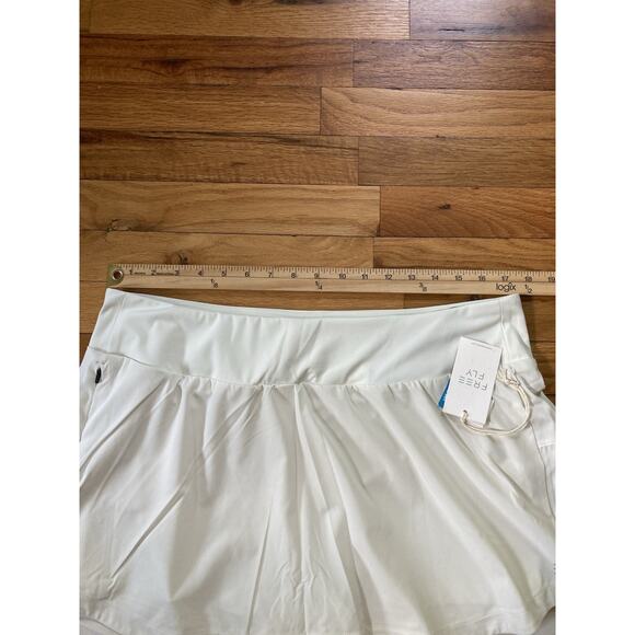Free Fly Women's XL Bamboo Lined Active Breeze Skort Sea Salt Tennis Pickleball - Picture 4 of 8
